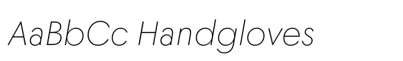 Moucha Vintage Thin Italic image