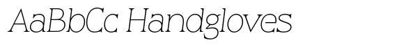Animus Light Italic font sample