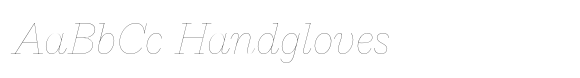 Macklin Slab Hairline Italic image
