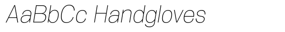 SF Marilis Thin Italic font sample