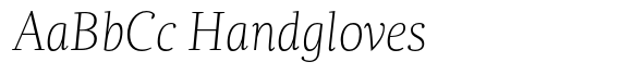 Dorica Thin Italic image