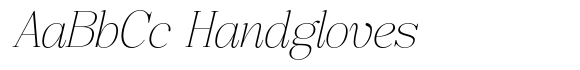 Bigsmile Serif Family Italic Thin image