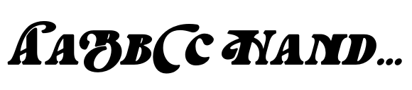 Bysta Bangor ExtraBold Italic image