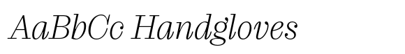 Kreol Headline RB Kreol Headline Thin Italic image