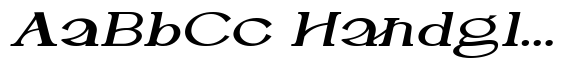 Calvoire Semi Bold Extra Expanded Italic image