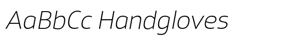 Xyngia Extra Light Italic image