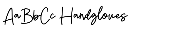 Gumally Signature font sample