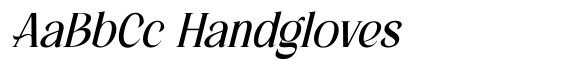 Hafigde Italic image