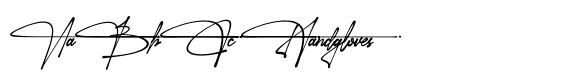 Jalliya Signature Six font sample