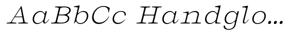 Kalibrasi Soft ExtraLight UltraExpanded Italic image