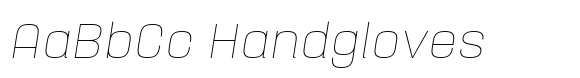 Yoshida Sans Thin Italic image