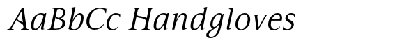 Risgard Italic font sample