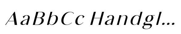 Bia Sans High Italic image