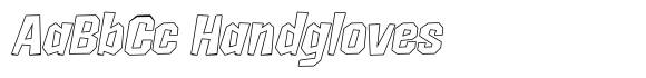 FX Wadag Bold Italic Outline image