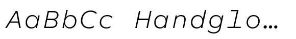 Neurath Mono RB Neurath Mono Light Italic image