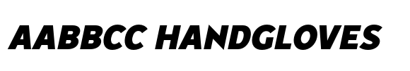 Renau Caps Bold Italic image
