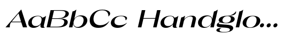 Orelo Text Expanded Bold Italic image