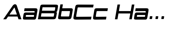 Vexora Variable Vexora Black Semi Condensed Slanted image