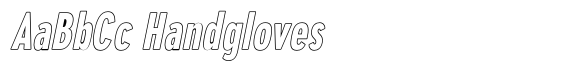 Aukim II Outline Extra Bold Comp Italic image
