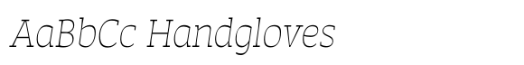 Auster Slab Thin Italic image