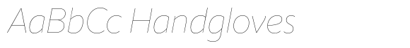 Glycerin Hairline Italic image