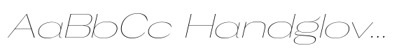 Orelo Text Expanded Thin Italic image