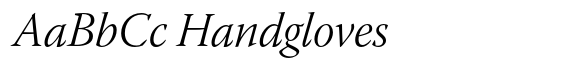 Warnock Pro Light Italic Subhead image