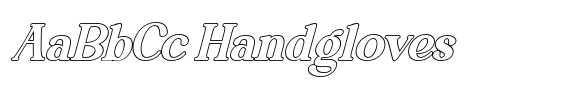 Angelina Vintage Italic Outline image