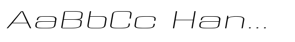 Rounvia Thin Ultra Expanded Italic image