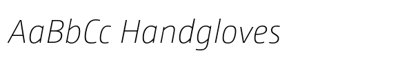 CamingoDos Pro Extra Light Italic font sample