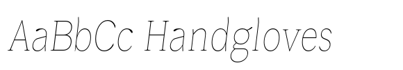 Roxetto Thin Condensed Slanted image