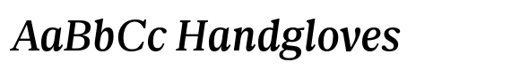 Nitida Text Plus Semi Bold Italic image