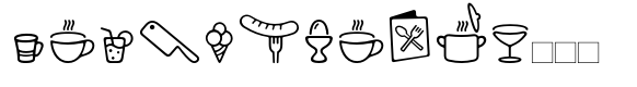 PH Font Icons Food image