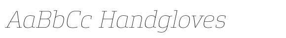 Etelka Slab Hairline Italic image