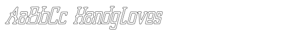 Merenga Scratch Outline Italic image