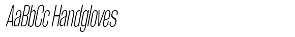 Grivon V02 Light Extra Condensed Slant image