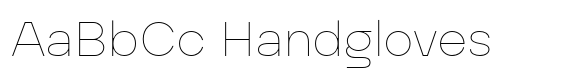 HD Arnie Thin font sample