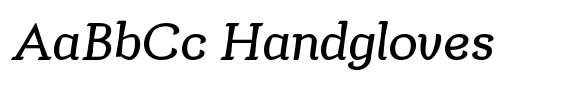 Argumend Variable Italic font sample