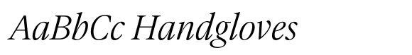 Vitruv Headline Light Italic font sample