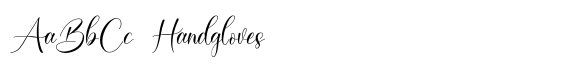 Sandara Script font sample