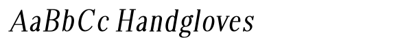 Brastine Contrast Light Condensed Italic image