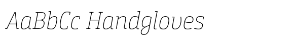 Bunday Slab Thin Italic image
