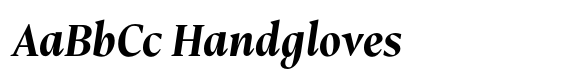 Effigy Bold Italic font sample