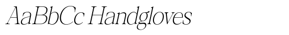 Galnery Extra Light Ultra Condensed Slanted image