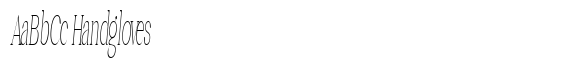Gaslighter Soft Thin Italic Ultra Condensed image