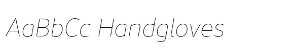 Jano Sans Pro Thin Italic image
