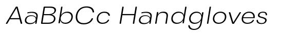 Santhor Soft ExtraLight Expanded Italic image