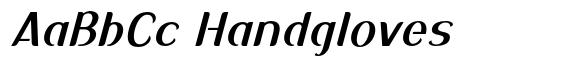 Sadigu Medium Slanted font sample